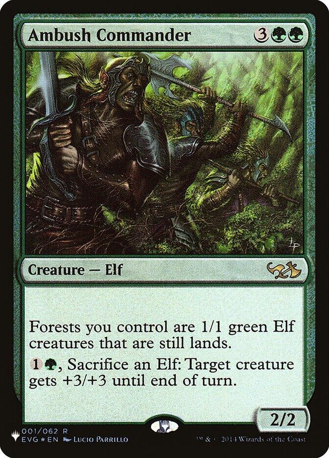 Image for Ambush Commander (001/062) [The List Reprints] - Magic: The Gathering
