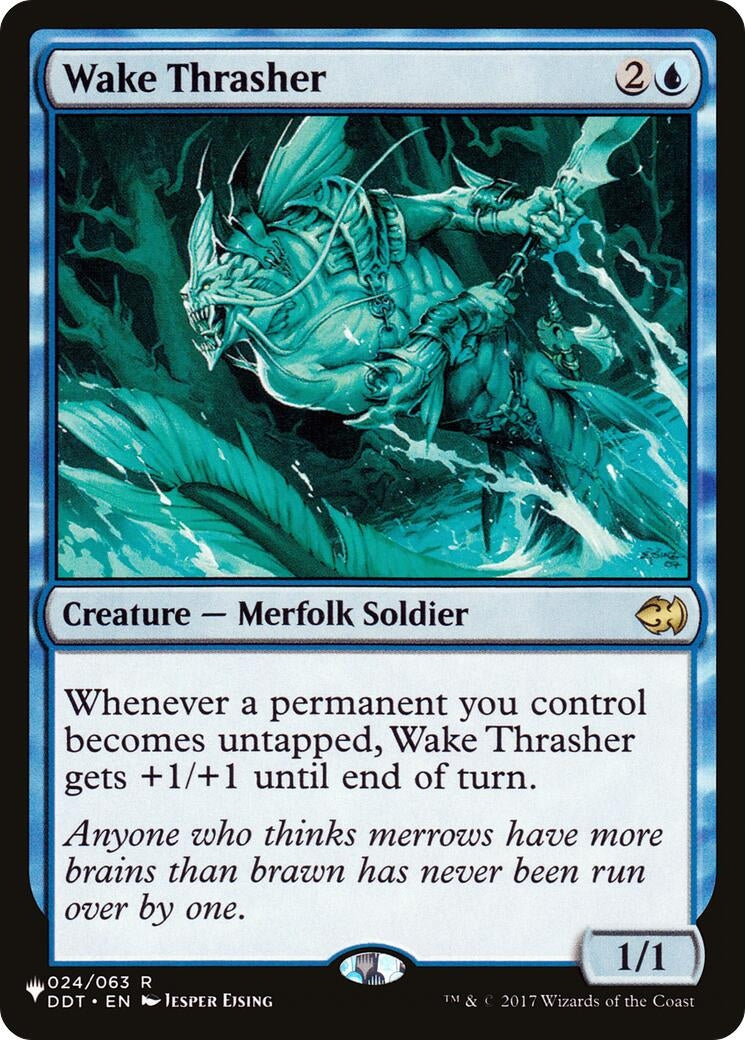 Image for Wake Thrasher (024/063) [The List Reprints] - Magic: The Gathering
