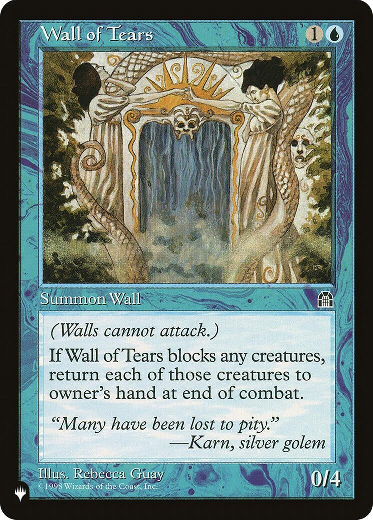 Image for Wall of Tears [The List Reprints] - Magic: The Gathering