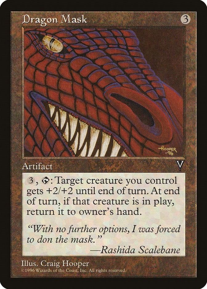Image for Dragon Mask [Visions] - Magic: The Gathering