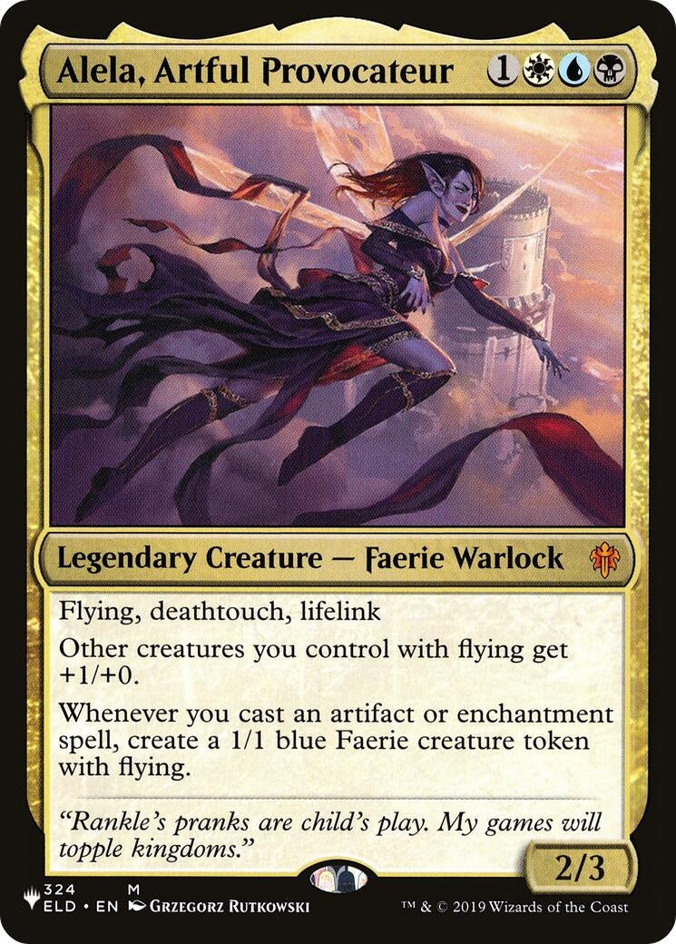 Image for Alela, Artful Provocateur (324/269) [The List Reprints] - Magic: The Gathering