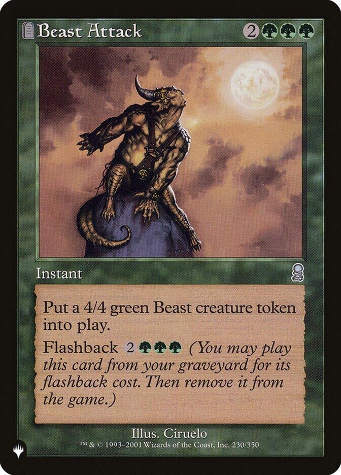 Beast Attack (230/350) [The List Reprints]