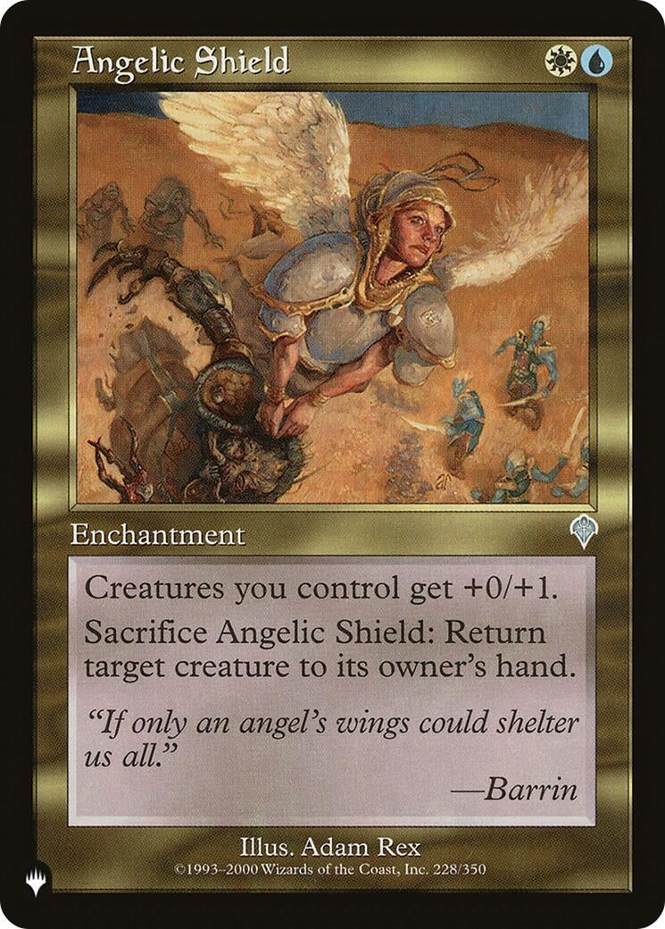 Image for Angelic Shield (228/350) [The List Reprints] - Magic: The Gathering
