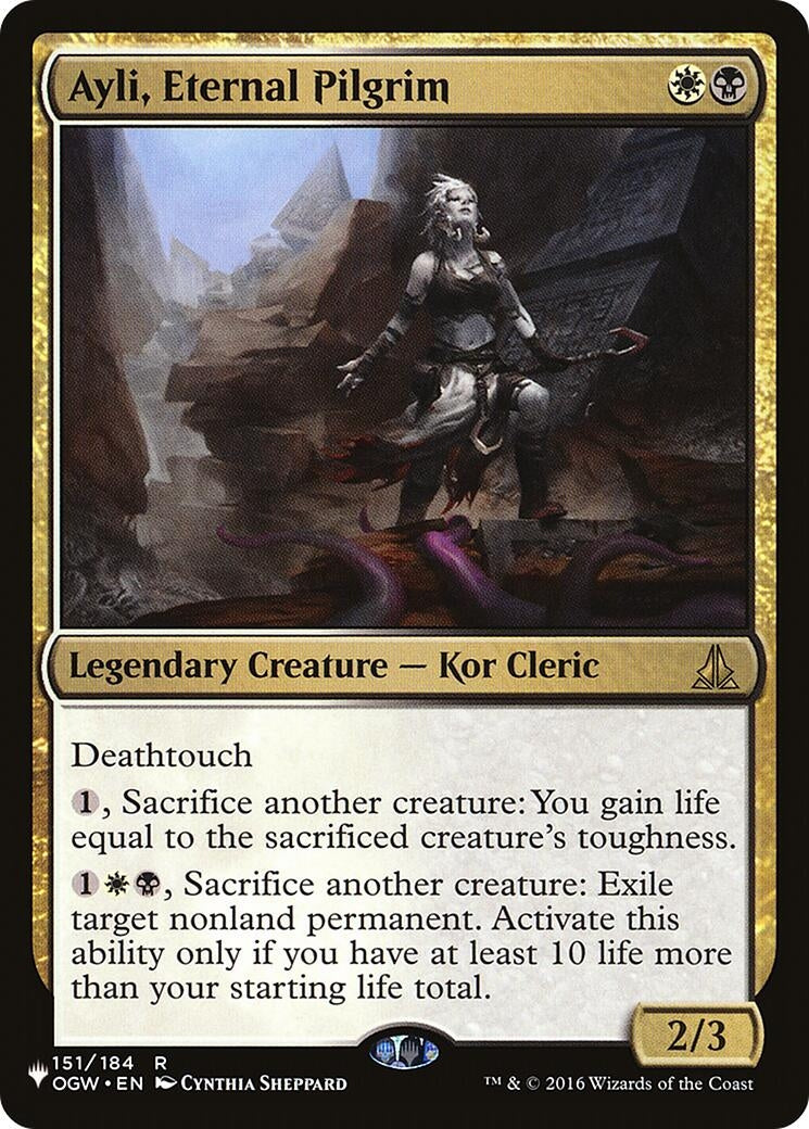 Image for Ayli, Eternal Pilgrim (151/184) [The List Reprints] - Magic: The Gathering