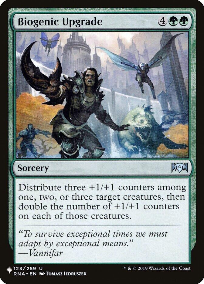 Image for Biogenic Upgrade (123/259) [The List Reprints] - Magic: The Gathering