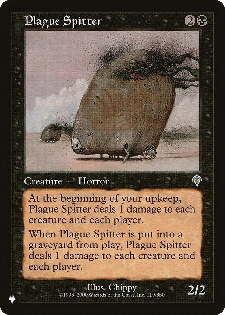 Image for Plague Spitter (119/350) [The List Reprints] - Magic: The Gathering
