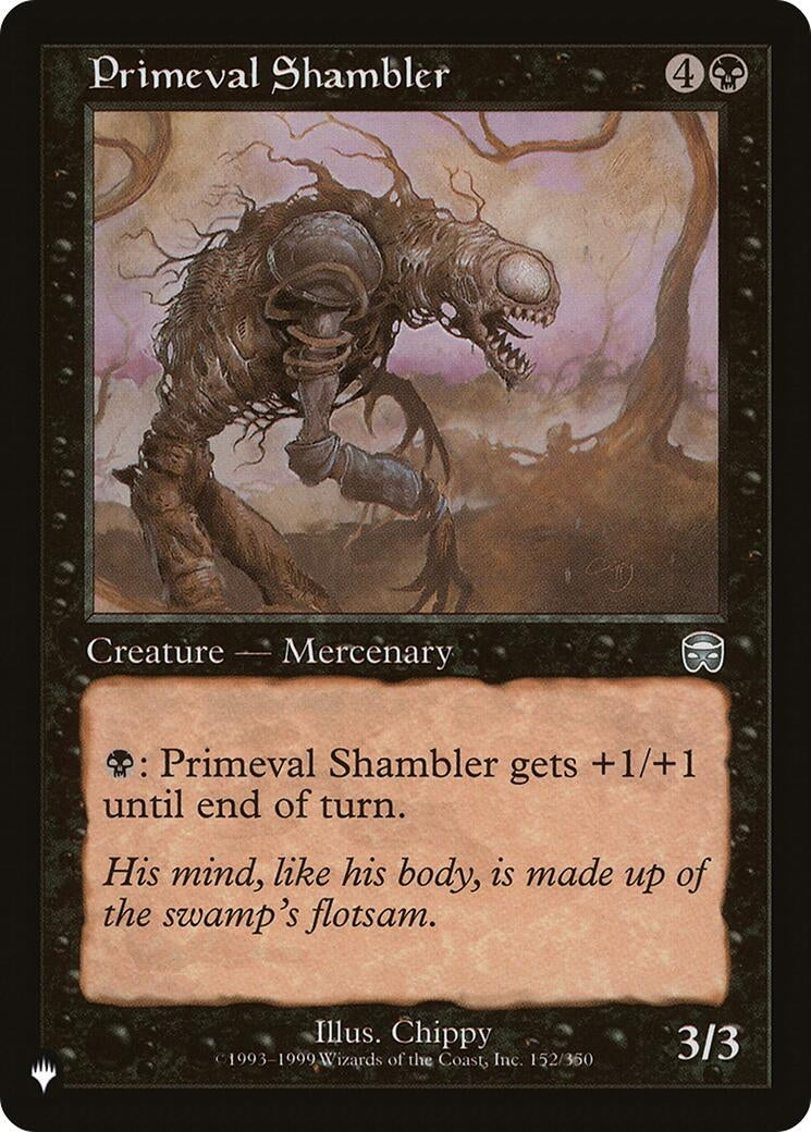Image for Primeval Shambler (152/350) [The List Reprints] - Magic: The Gathering