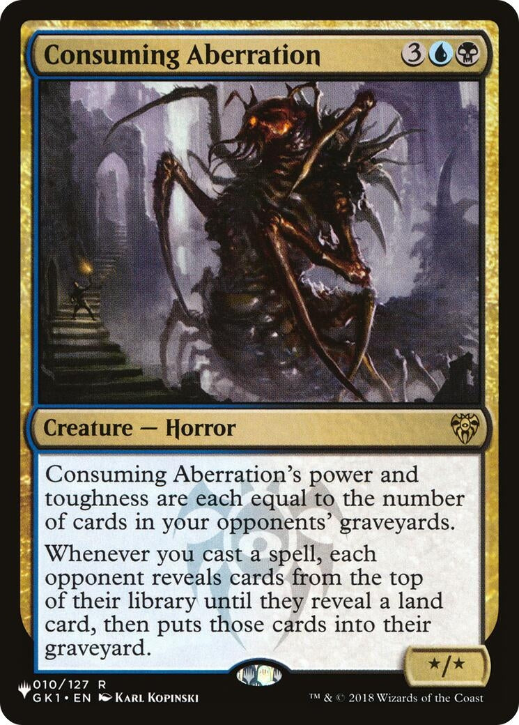 Image for Consuming Aberration (010/127) [The List Reprints] - Magic: The Gathering