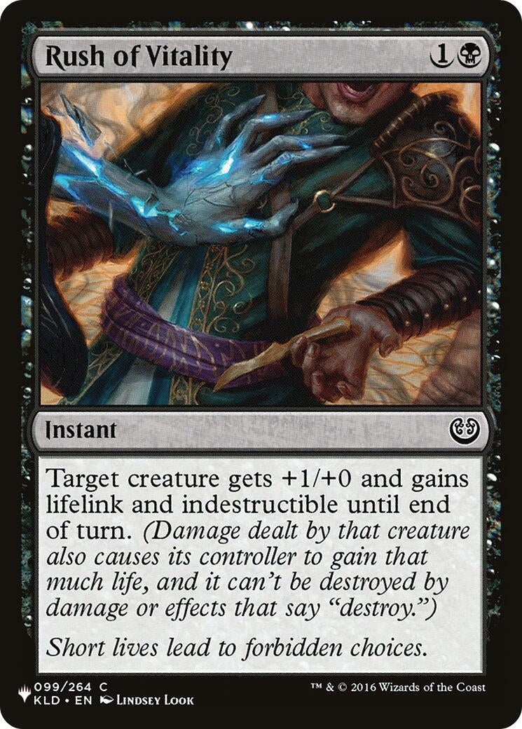 Rush of Vitality (099/264) [The List Reprints]