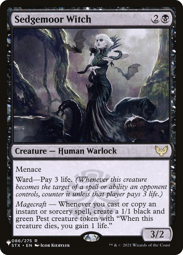 Image for Sedgemoor Witch (086/275) [The List Reprints] - Magic: The Gathering