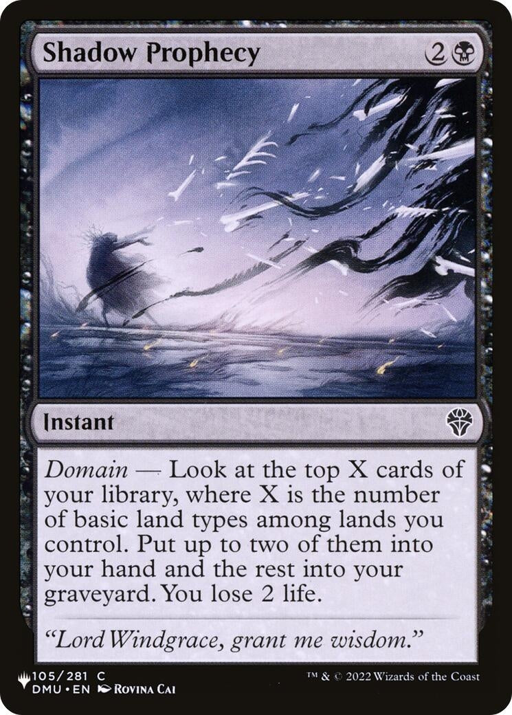 Image for Shadow Prophecy (105/281) [The List Reprints] - Magic: The Gathering