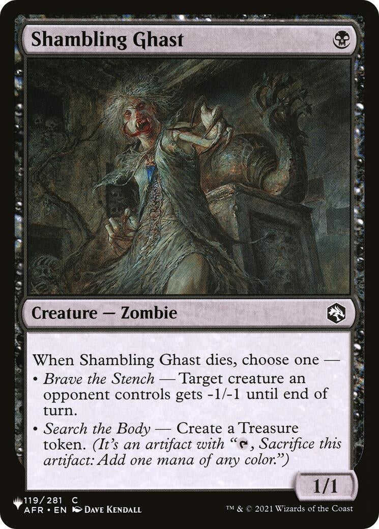 Image for Shambling Ghast (119/281) [The List Reprints] - Magic: The Gathering