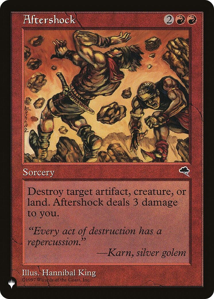 Image for Aftershock [The List Reprints] - Magic: The Gathering