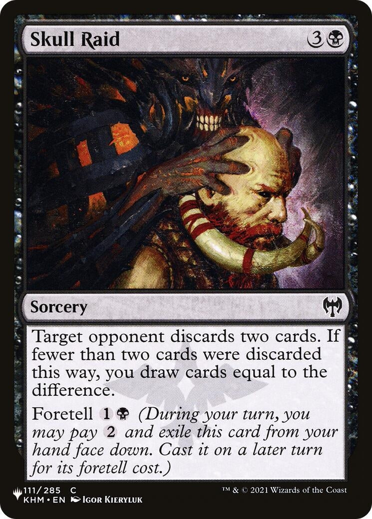 Image for Skull Raid (111/285) [The List Reprints] - Magic: The Gathering