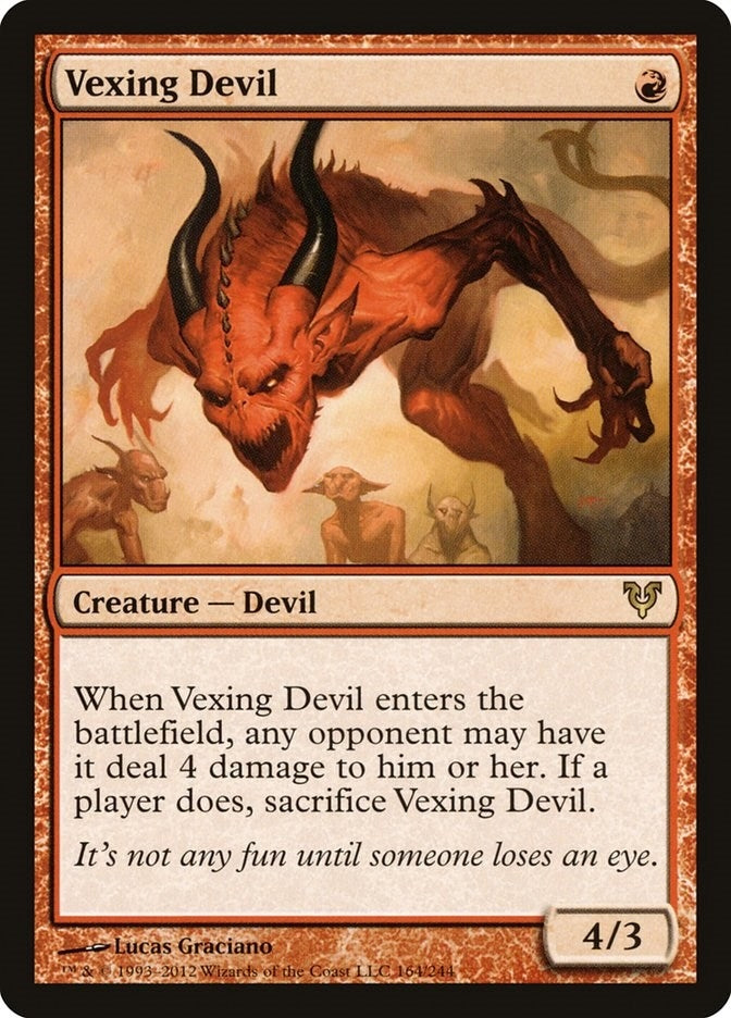 Image for Vexing Devil (164) [Avacyn Restored] - Magic: The Gathering