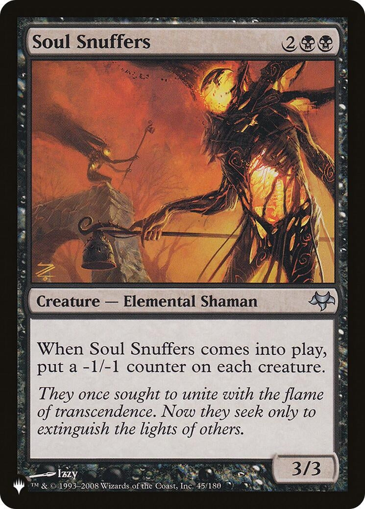Image for Soul Snuffers (45/180) [The List Reprints] - Magic: The Gathering
