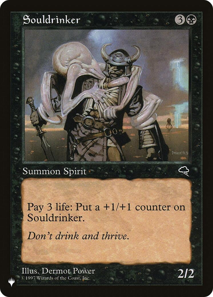 Image for Souldrinker [The List Reprints] - Magic: The Gathering