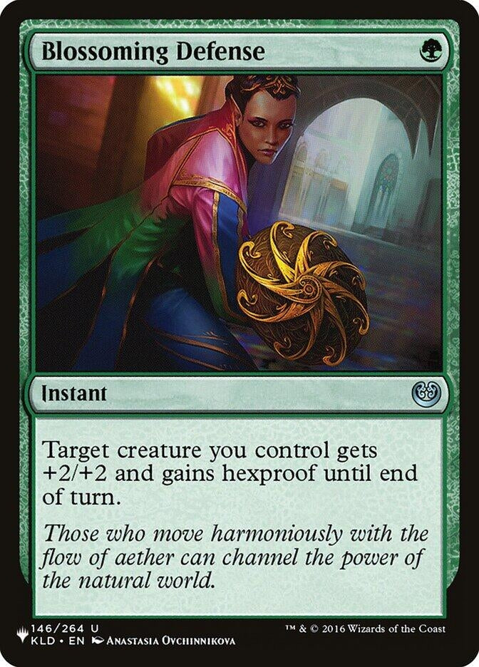 Image for Blossoming Defense (146/264) [The List Reprints] - Magic: The Gathering