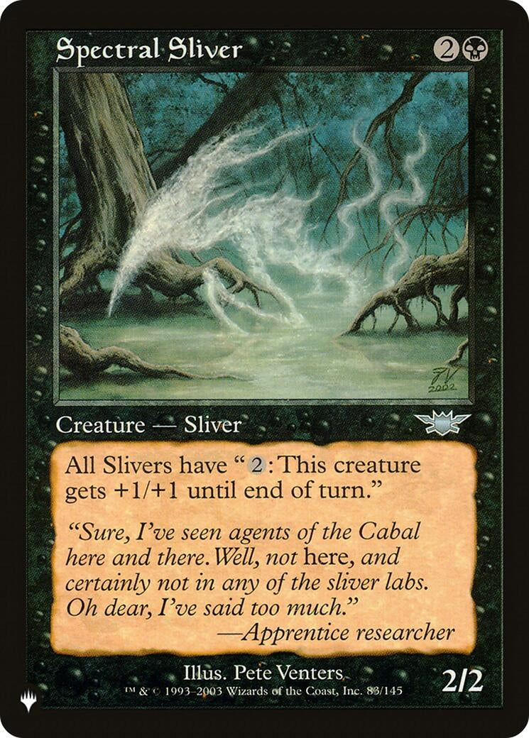 Image for Spectral Sliver (83/145) [The List Reprints] - Magic: The Gathering
