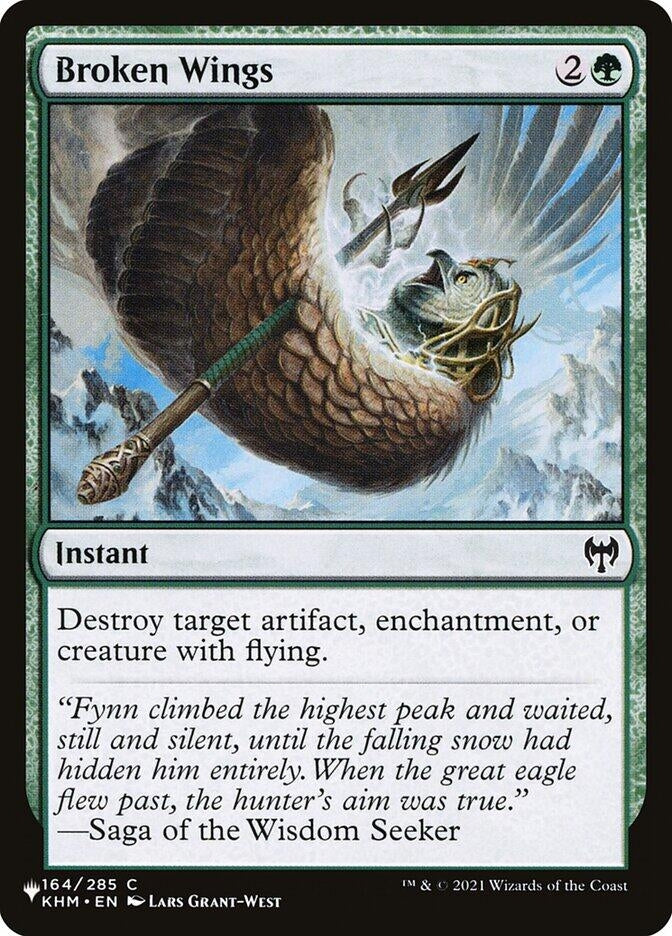 Image for Broken Wings (164/285) [The List Reprints] - Magic: The Gathering