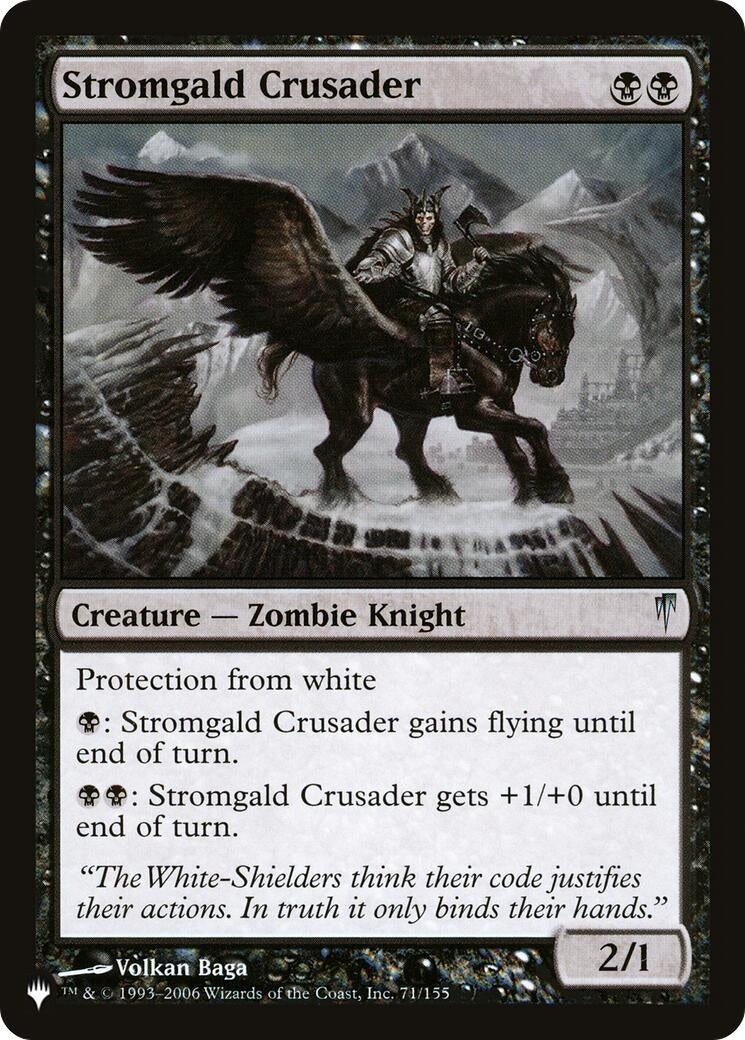 Image for Stromgald Crusader (71/155) [The List Reprints] - Magic: The Gathering
