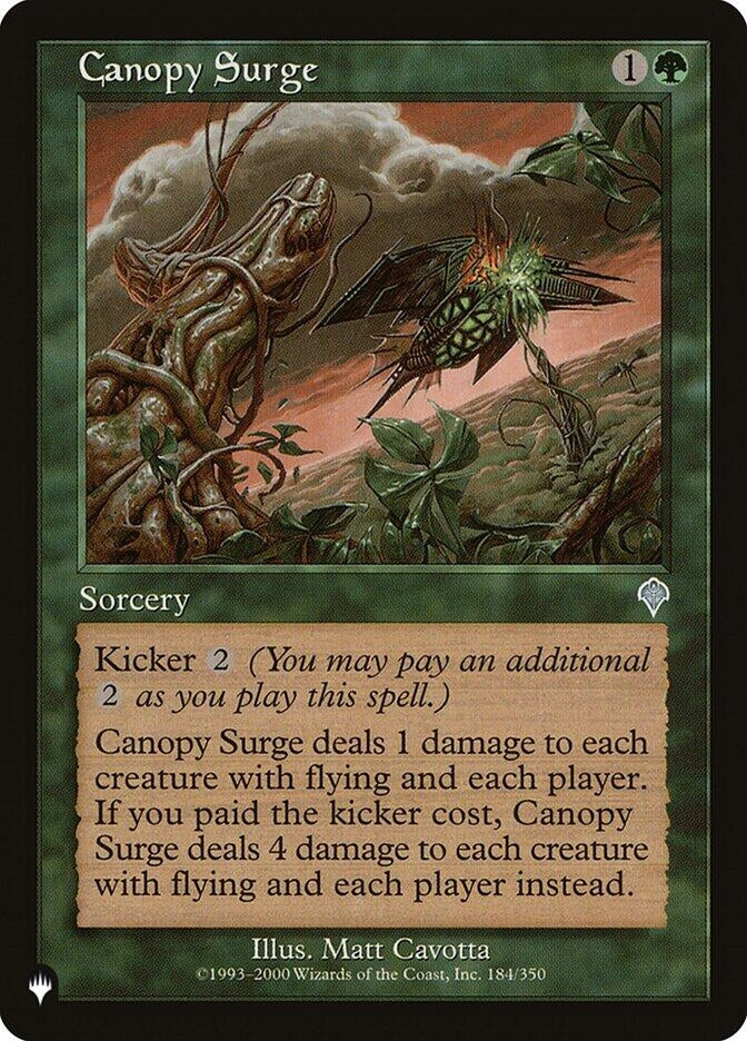 Image for Canopy Surge (184/350) [The List Reprints] - Magic: The Gathering