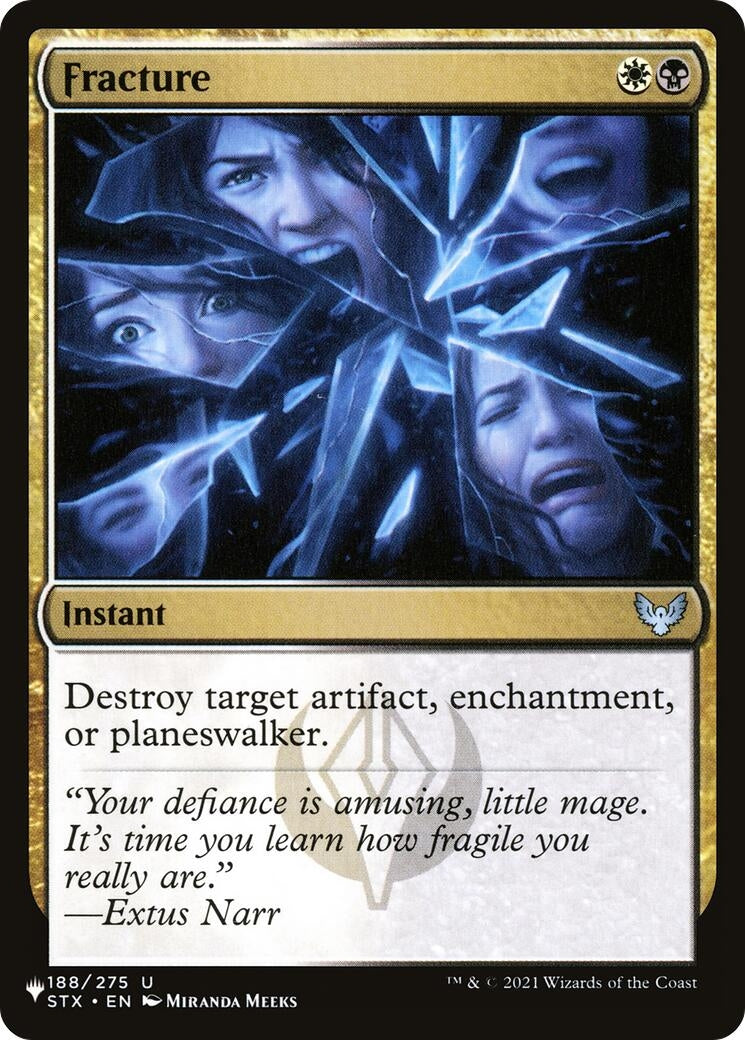 Image for Fracture (188/275) [The List Reprints] - Magic: The Gathering