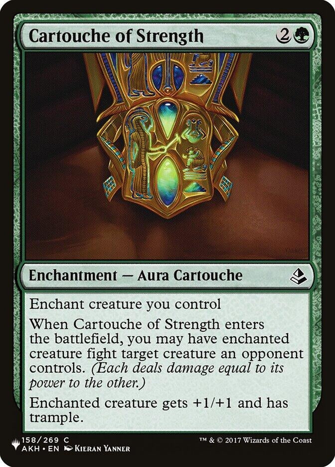 Image for Cartouche of Strength (158/269) [The List Reprints] - Magic: The Gathering
