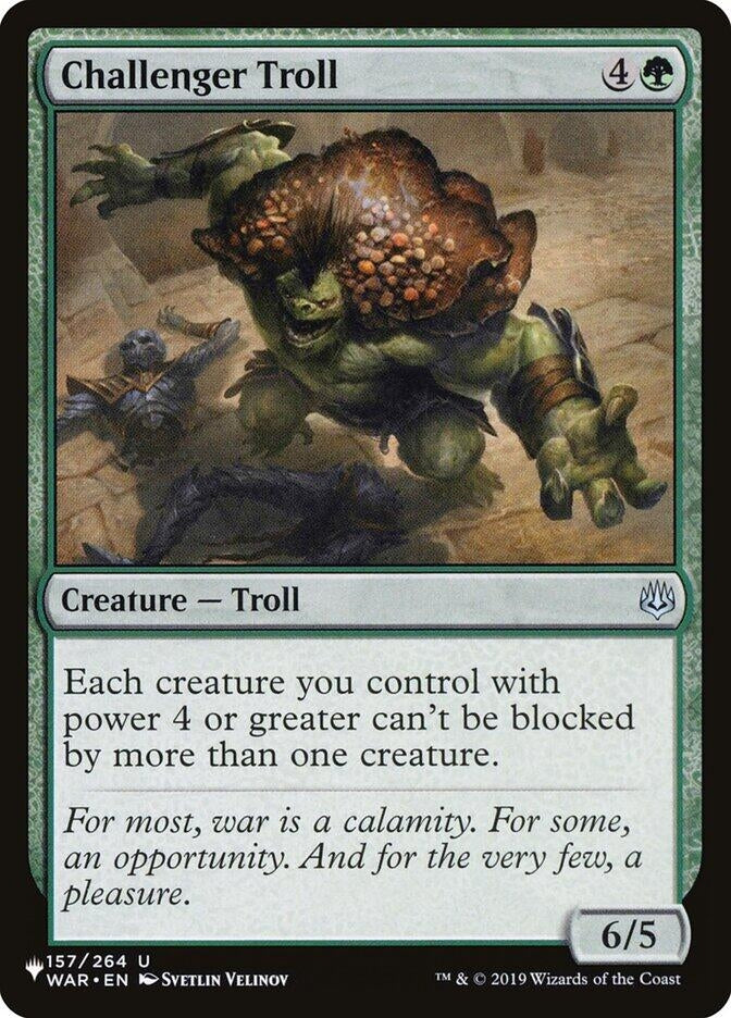 Image for Challenger Troll (157/264) [The List Reprints] - Magic: The Gathering