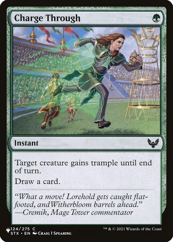 Image for Charge Through (124/275) [The List Reprints] - Magic: The Gathering