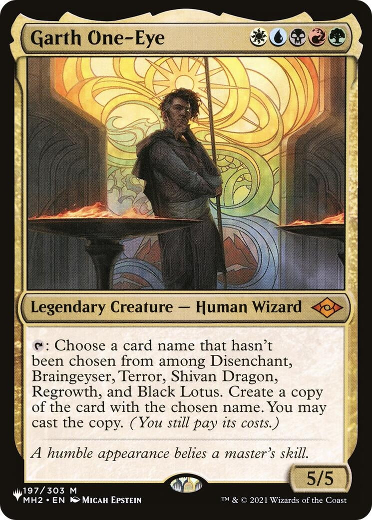 Image for Garth One-Eye (197/303) [The List Reprints] - Magic: The Gathering