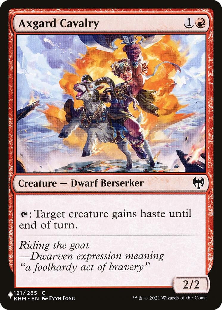 Axgard Cavalry (121/285) [The List Reprints]