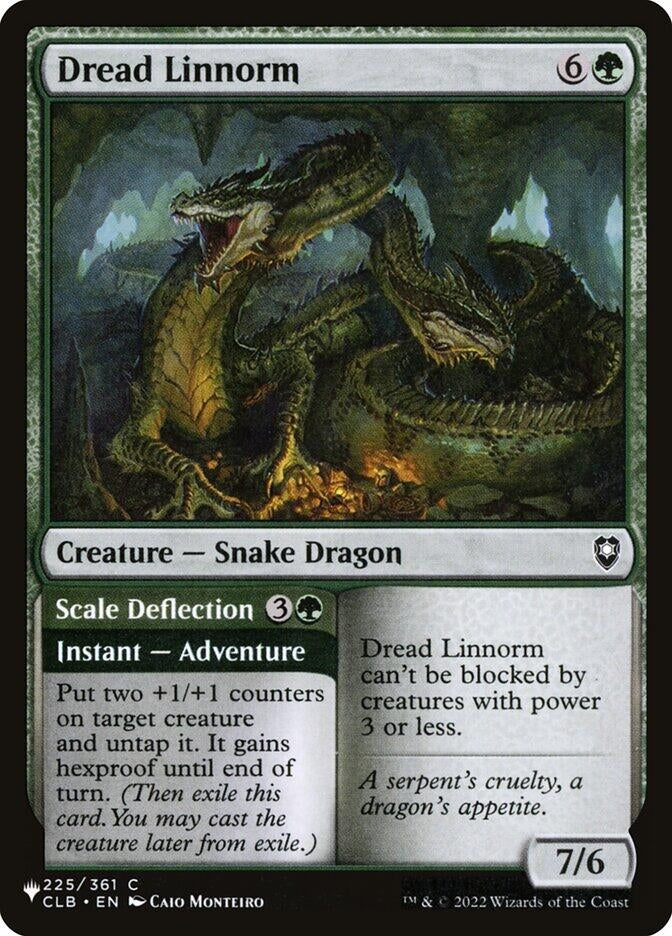 Image for Dread Linnorm (225/361) [The List Reprints] - Magic: The Gathering