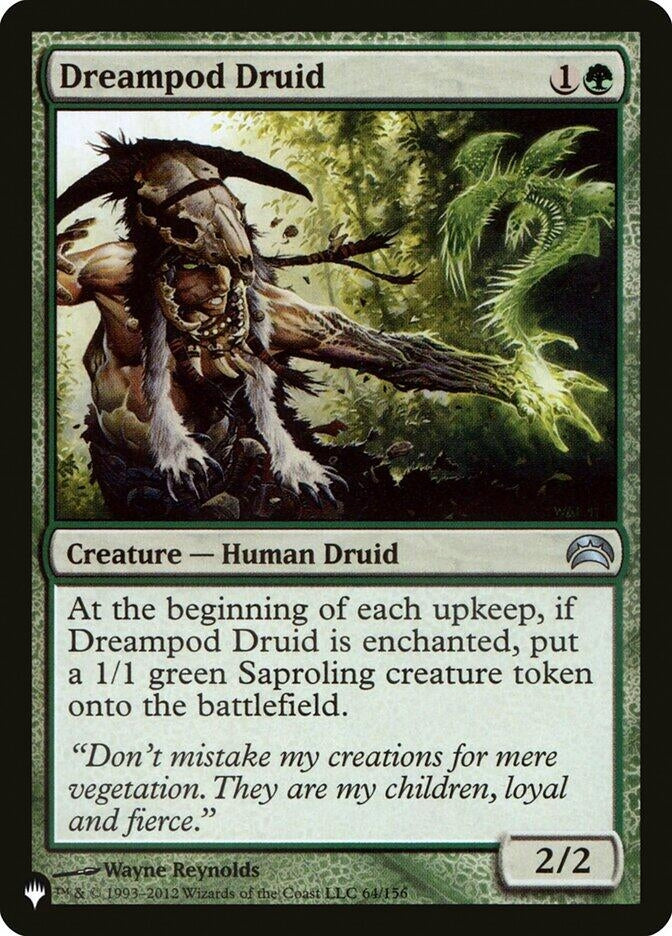 Image for Dreampod Druid (64/156) [The List Reprints] - Magic: The Gathering