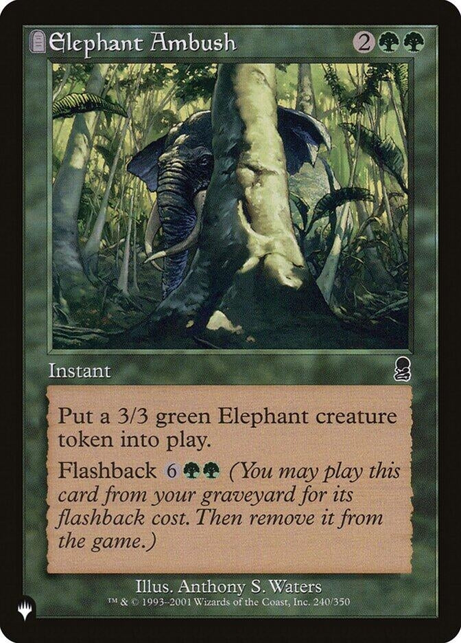Image for Elephant Ambush (240/350) [The List Reprints] - Magic: The Gathering