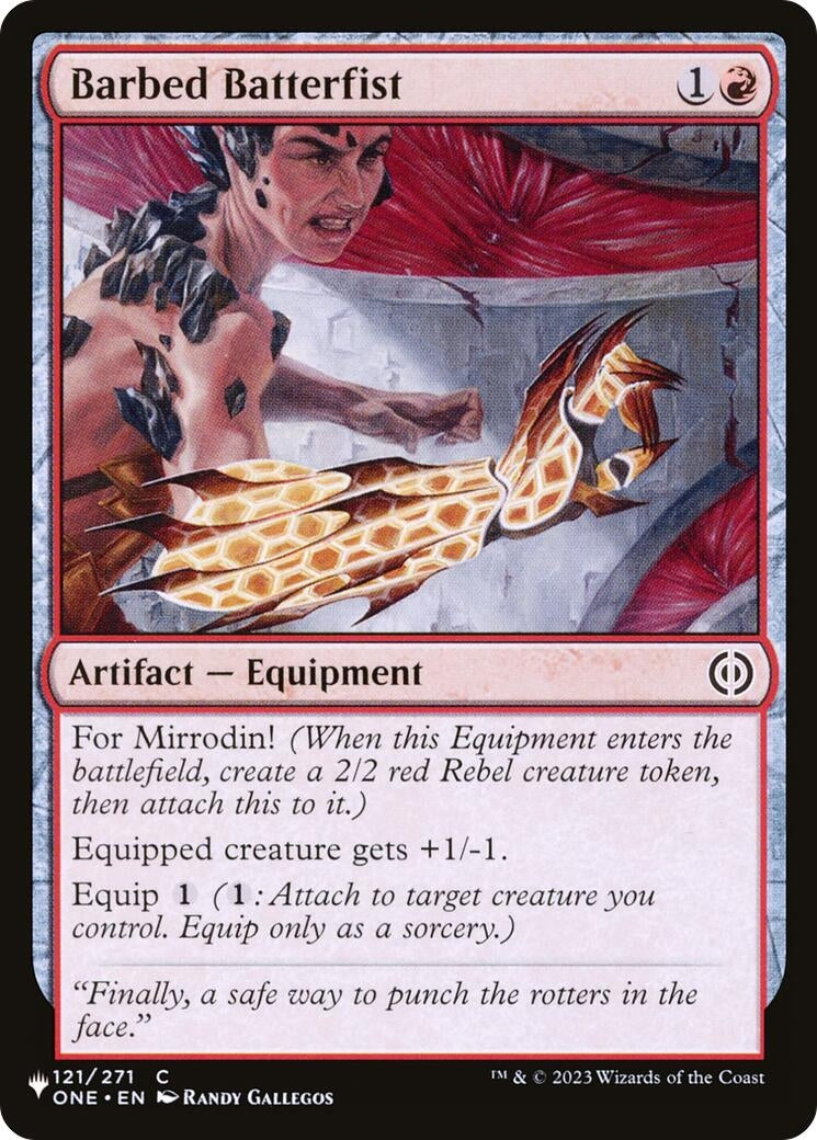 Image for Barbed Batterfist (121/271) [The List Reprints] - Magic: The Gathering