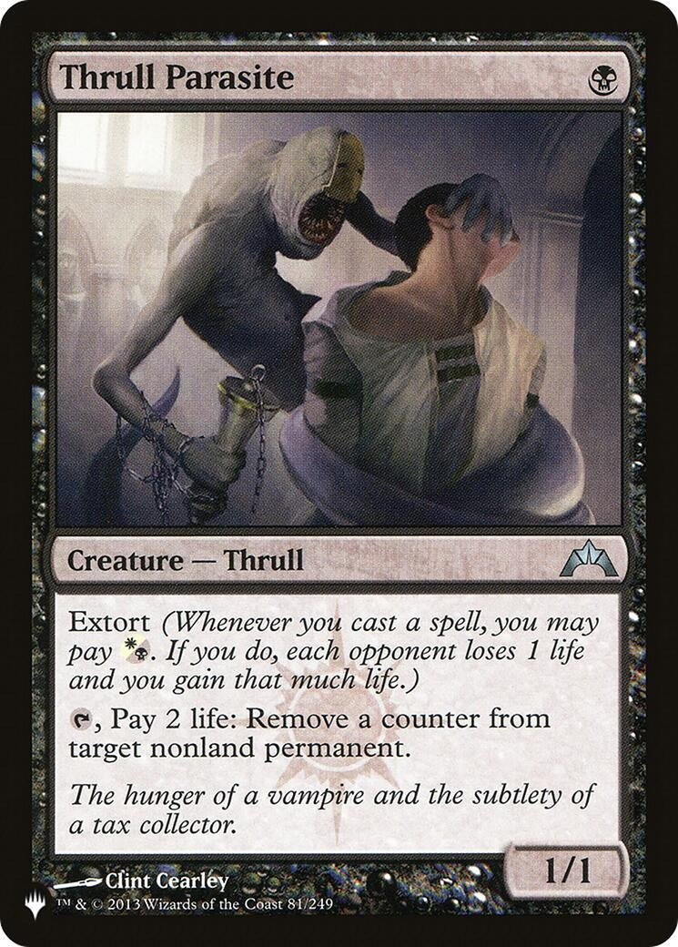 Image for Thrull Parasite (81/249) [The List Reprints] - Magic: The Gathering