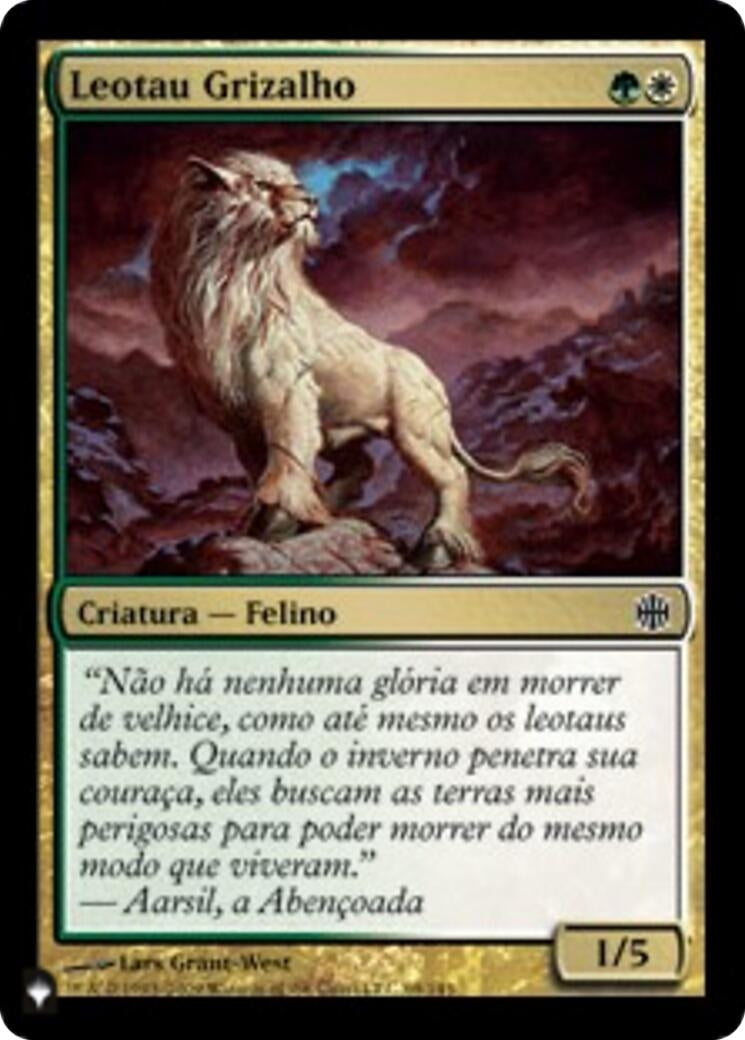 Image for Grizzled Leotau (69) [The List Reprints] - Magic: The Gathering