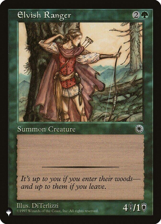 Image for Elvish Ranger [The List Reprints] - Magic: The Gathering