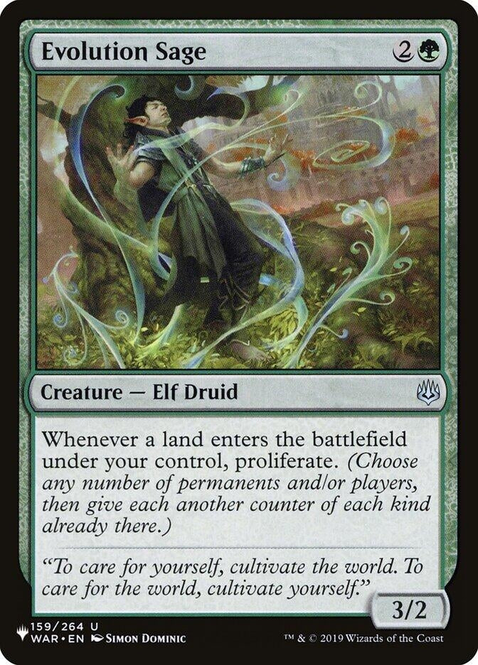 Image for Evolution Sage (159/264) [The List Reprints] - Magic: The Gathering