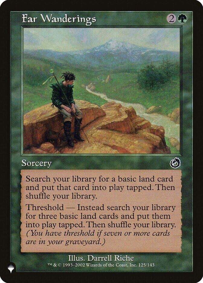 Image for Far Wanderings (125/143) [The List Reprints] - Magic: The Gathering