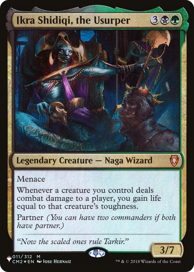 Image for Ikra Shidiqi, the Usurper (011/312) [The List Reprints] - Magic: The Gathering