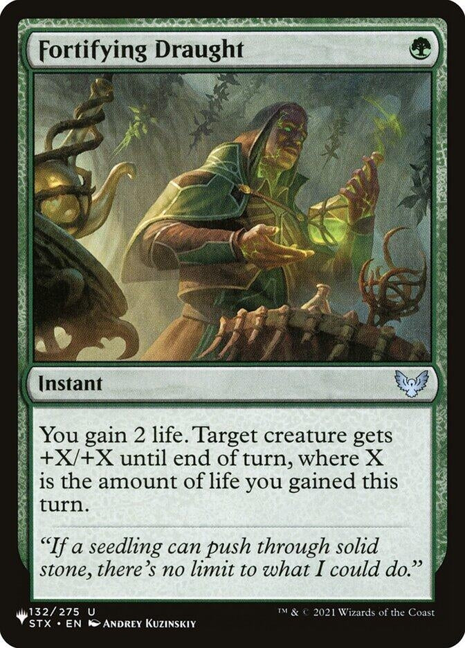Image for Fortifying Draught (132/275) [The List Reprints] - Magic: The Gathering