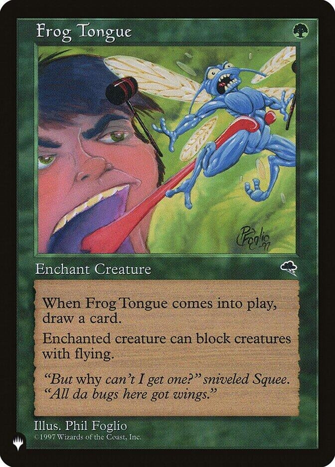 Image for Frog Tongue [The List Reprints] - Magic: The Gathering
