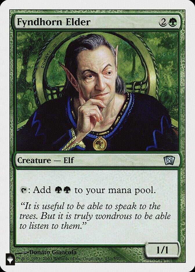 Image for Fyndhorn Elder (251/350) [The List Reprints] - Magic: The Gathering