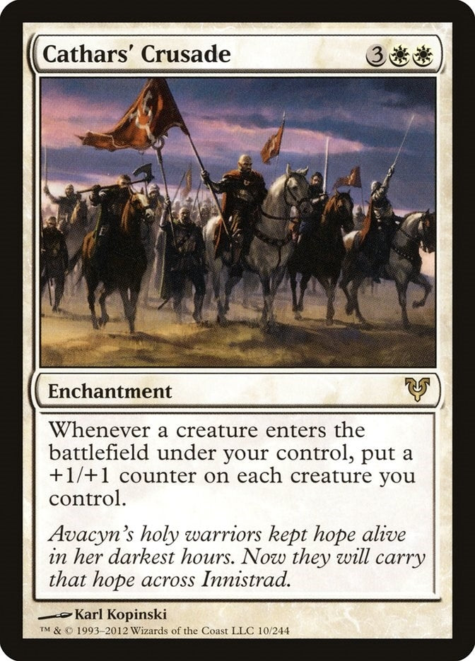Image for Cathars' Crusade (10) [Avacyn Restored] - Magic: The Gathering