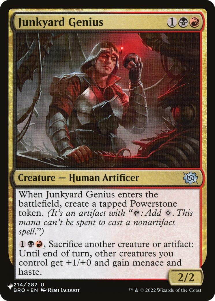 Image for Junkyard Genius (214/012) [The List Reprints] - Magic: The Gathering