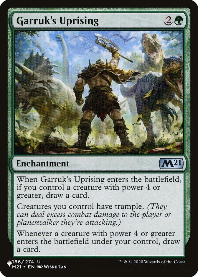 Image for Garruk's Uprising (186/274) [The List Reprints] - Magic: The Gathering