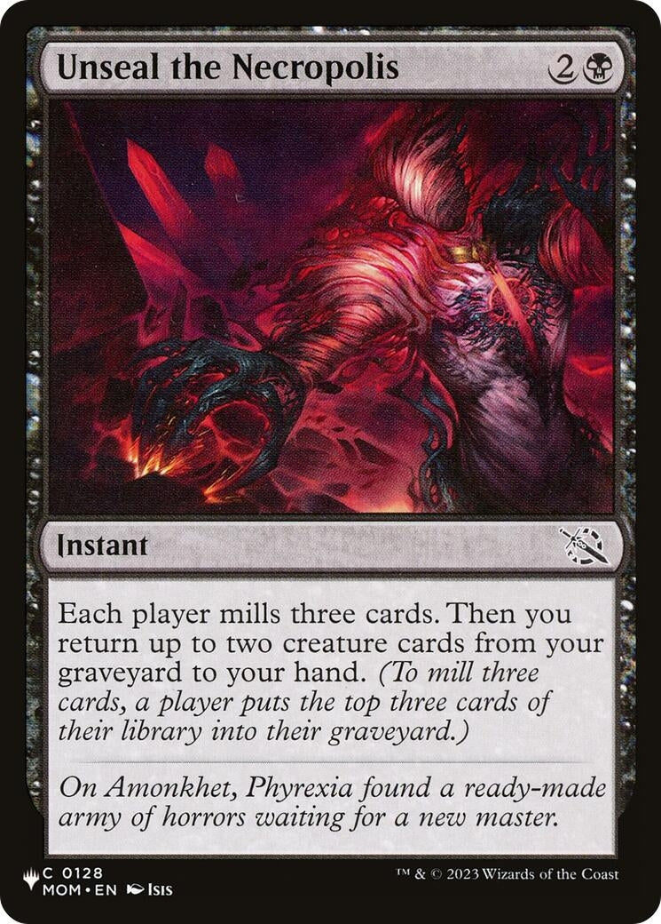 Image for Unseal the Necropolis (0128) [The List Reprints] - Magic: The Gathering