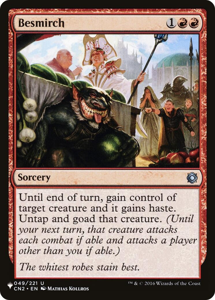 Image for Besmirch (049/221) [The List Reprints] - Magic: The Gathering